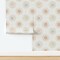 Boho Baby Kids Celestial Sun Stars Moon Sky Sunburst Bohemian Moonbeams Crosshatch Dots Lines Neutral Earth Tones Crescent Custom Removable Wallpaper by Spoonflower Peel & Stick Wallpaper 2FT Wide